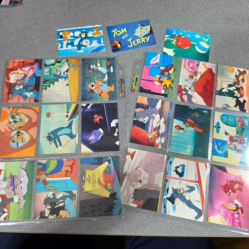 Tom and Jerry Vintage Trading Card Lot Rare Excellent Cartoon Scenes